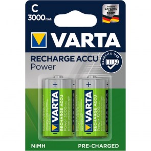 VARTA dobíjecí baterie R14 (Typ C) 3000mAh Accu Power 2 ks