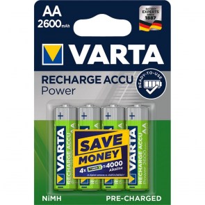 VARTA dobíjecí baterie R6 (AA) 2600mAh Accu Power 4 ks