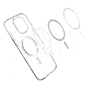 Pouzdro SPIGEN LIQUID CRYSTAL MAG kompatibilní s MagSafe do IPHONE 16 Pro čiré