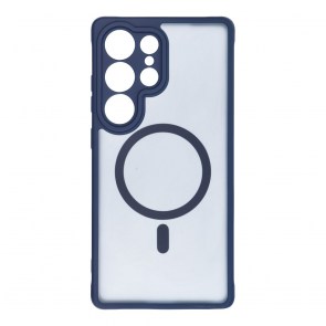 Pouzdro FULL MATTE MAG COVER kompatibilní s MagSafe pro SAMSUNG S25 blue