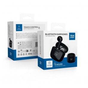 BLUE STAR bezdrátová sluchátka bluetooth TWS FI7 černá