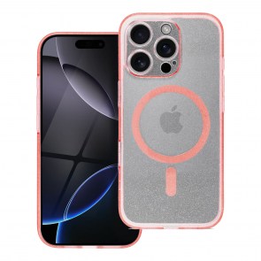 ČIRÝ Kryt MAG COVER kompatibilní s MagSafe pro SAMSUNG S25 růžový třpytivý