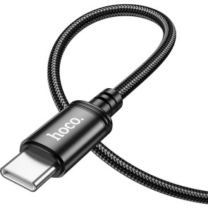 HOCO kabel typ C na typ C 3A 60W X89 1 m černý