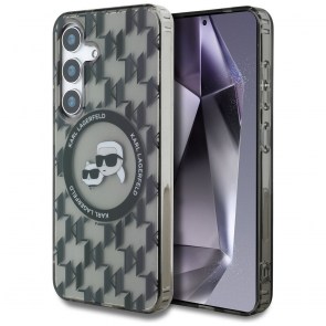 KARL LAGERFELD pouzdro pro SAMSUNG S25 KLHMS25SHMCKMHK (Magnetic IML Metal Monogram KC Heads) černé