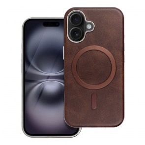 GENTLEMAN MAG COVER Pouzdro kompatibilní s MagSafe pro IPHONE 11 hnědé
