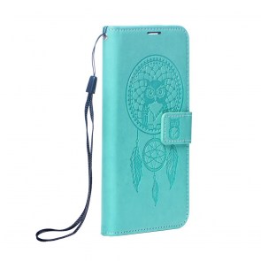 MEZZO Pouzdro na knihy pro SAMSUNG A06 dreamcatcher green