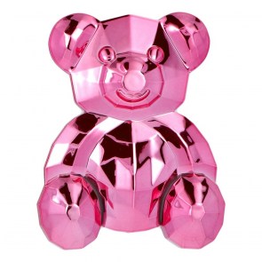 Stojánek na telefon BEAR - nalepovací - růžový