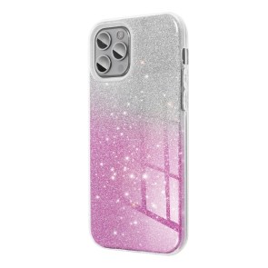 Pouzdro SHINING pro XIAOMI Redmi 15C transparentní růžové