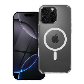  F-PROTECT Clear Hybrid Premium pouzdro kompatibilní s MagSafe pro IPHONE 16 PRO MAX transparentní