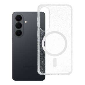 Pouzdro pro Samsung S26 Clear Mag Cover (STR) kompatibilní s MagSafe s průhledným leskem