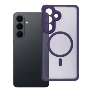 Pouzdro pro Samsung S26 PLUS Full Matte Mag Cover kompatibilní s MagSafe fialové