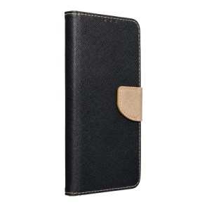 Flipové pouzdro pro Samsung A37 Fancy Book černé / zlaté
