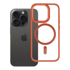 Pouzdro ROAR MAG BUMPER kompatibilní s MagSafe pro IPHONE 15 Pro oranžové