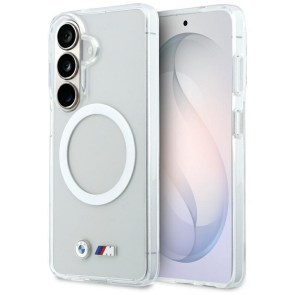 BMW pouzdro pro SAMSUNG S26 BMHMS26S25HSMLKT (Magnetic IML Shockproof W/ Metal Logos) transparentní