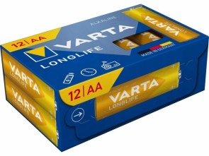 Alkalická baterie VARTA R6 (AA) Loglife 12 ks 