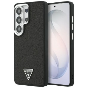 Pouzdro GUESS pro SAMSUNG S26 Ultra GUHMS26LPFGTSCMK (Fixed Glitter Triangle MagSafe) černé
