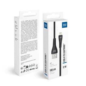 Kabel USB A na Lightning Blue Star 2A 12W 1 m PJ-DG5-A černý