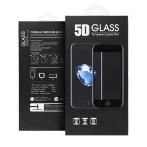 Tvrzené sklo 5D Full Glue - pro Motorola G17 černé