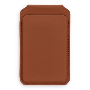 Kožená peněženka se stojánkem, kompatibilní s MagSafe Satechi Vegan Leather Wallet Stand hnědá
