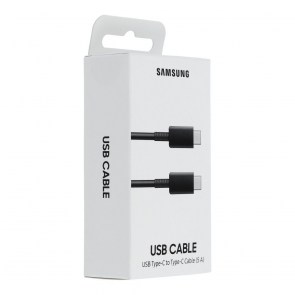 Originální datový kabel - SAMSUNG EP-DN975BBEGWW USB C - USB typ C 5A černý blistr