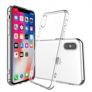 Zadní pouzdro Ultra Slim 0,3 mm pro IPHONE XS ( 5,8") průhledné