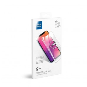 Tempered Glass Blue Star - apple iPhone X 5D Full Cover black