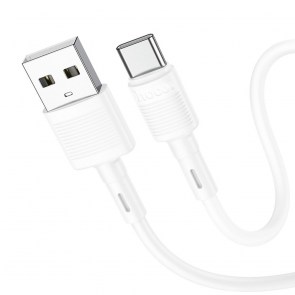 HOCO kabel USB to Type C 3A Victory X83 1m bílý