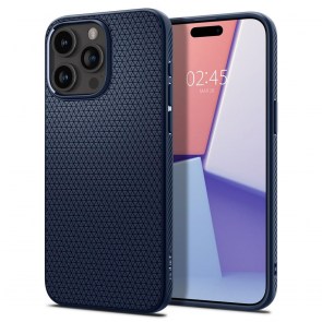 Pouzdro SPIGEN Liquid Air pro IPHONE 15 PRO MAX tmavě modré