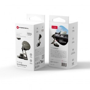 F-GRIP IronSecure magnetický držák do auta na čelní sklo / palubní desku black