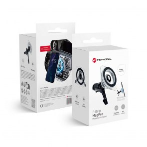  F-GRIP Mag Pro magnetický držák do auta pro větrací otvor kompatibilní s MagSafe black