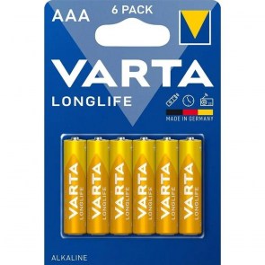 VARTA alkalická baterie R3 (AAA) Longlife 6 ks