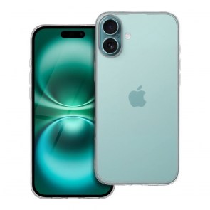 Pouzdro CLEAR 2 mm pro IPHONE 16 Plus (ochrana fotoaparátu) transparentní