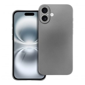 Pouzdro METALLIC pro IPHONE 16 Plus šedé