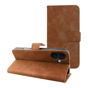 Pouzdro TENDER Book pro IPHONE 16 Plus ( 6.7 brown