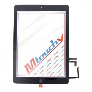 MUSTTBY Dotyková deska + zadní nálepka + Home pro iPAD Air1 (černá)