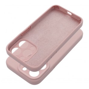 Pouzdro SILICONE 2mm pro IPHONE 16 Plus pískově růžové