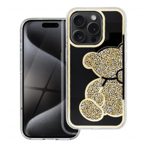 Pouzdro TEDDY BEAR pro IPHONE 16 zlaté