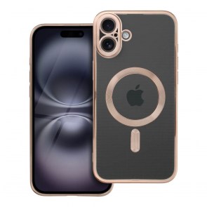 Pouzdro ELECTRO MAG COVER kompatibilní s MagSafe pro IPHONE 16 Plus hnědé