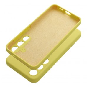 Pouzdro SILICONE 2mm pro SAMSUNG S24 FE lemon