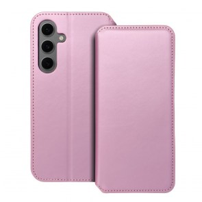 DUAL POCKET Pouzdro typu kniha pro SAMSUNG S24 FE světle růžové